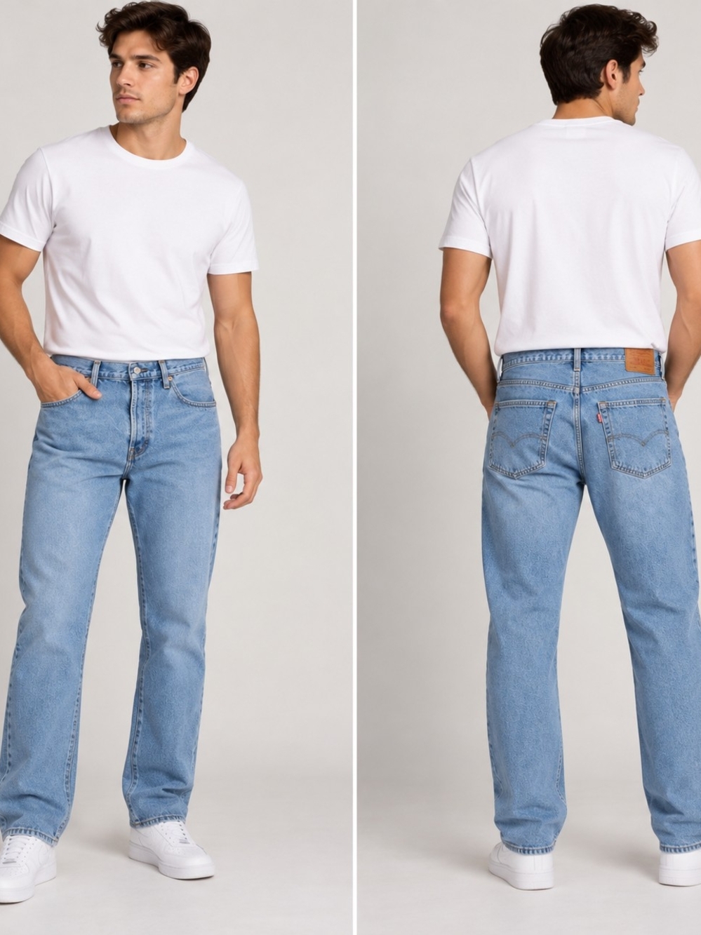 Levi's 501 Men's Light Blue Straight Jeans
